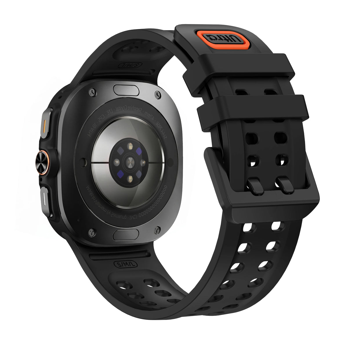 Marine Silicone Sport Band for Samsung Galaxy Watch Ultra 2 Ultra 47mm