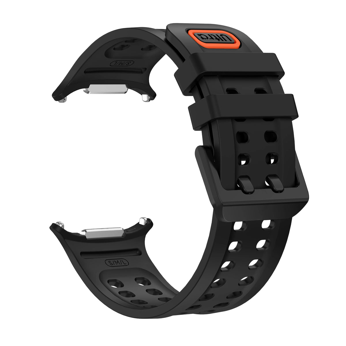 Marine Silicone Sport Band for Samsung Galaxy Watch Ultra 2 Ultra 47mm