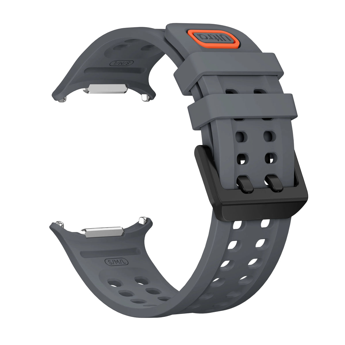 Marine Silicone Sport Band for Samsung Galaxy Watch Ultra 2 Ultra 47mm